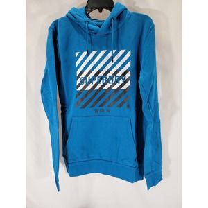 NWT: Blue Superdry Hoodie - Size Large